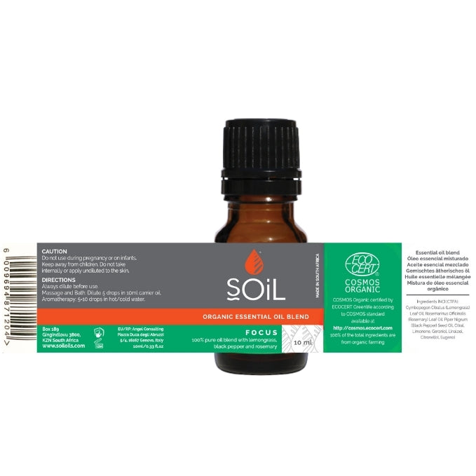 Focus - Organic Essential Oil Blend